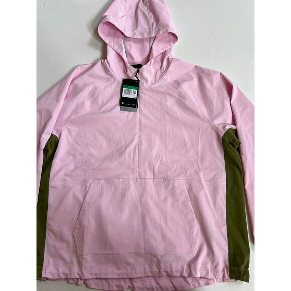 Nike Pink Foam Repel Anorak Golf Jacket CU9663-663 Women's XL - Picture 8 of 16